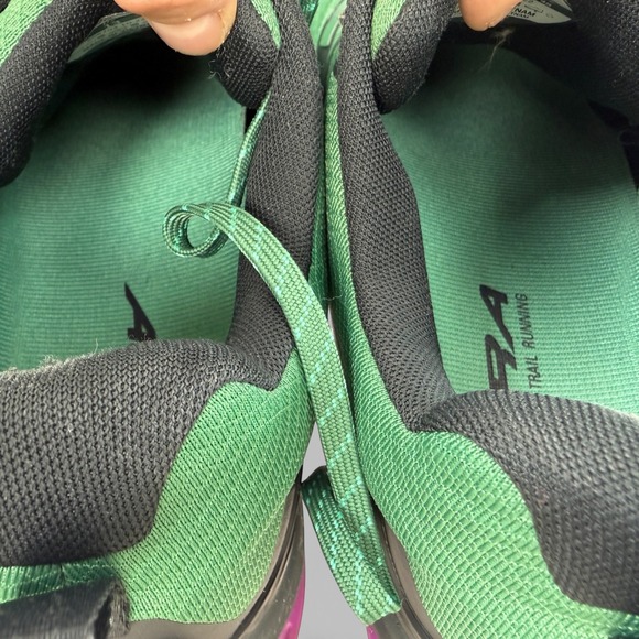 Altra Lone Peak 7 Mens size 13 Trail Running Shoes Green Zero Drop Sneakers - Picture 9 of 10